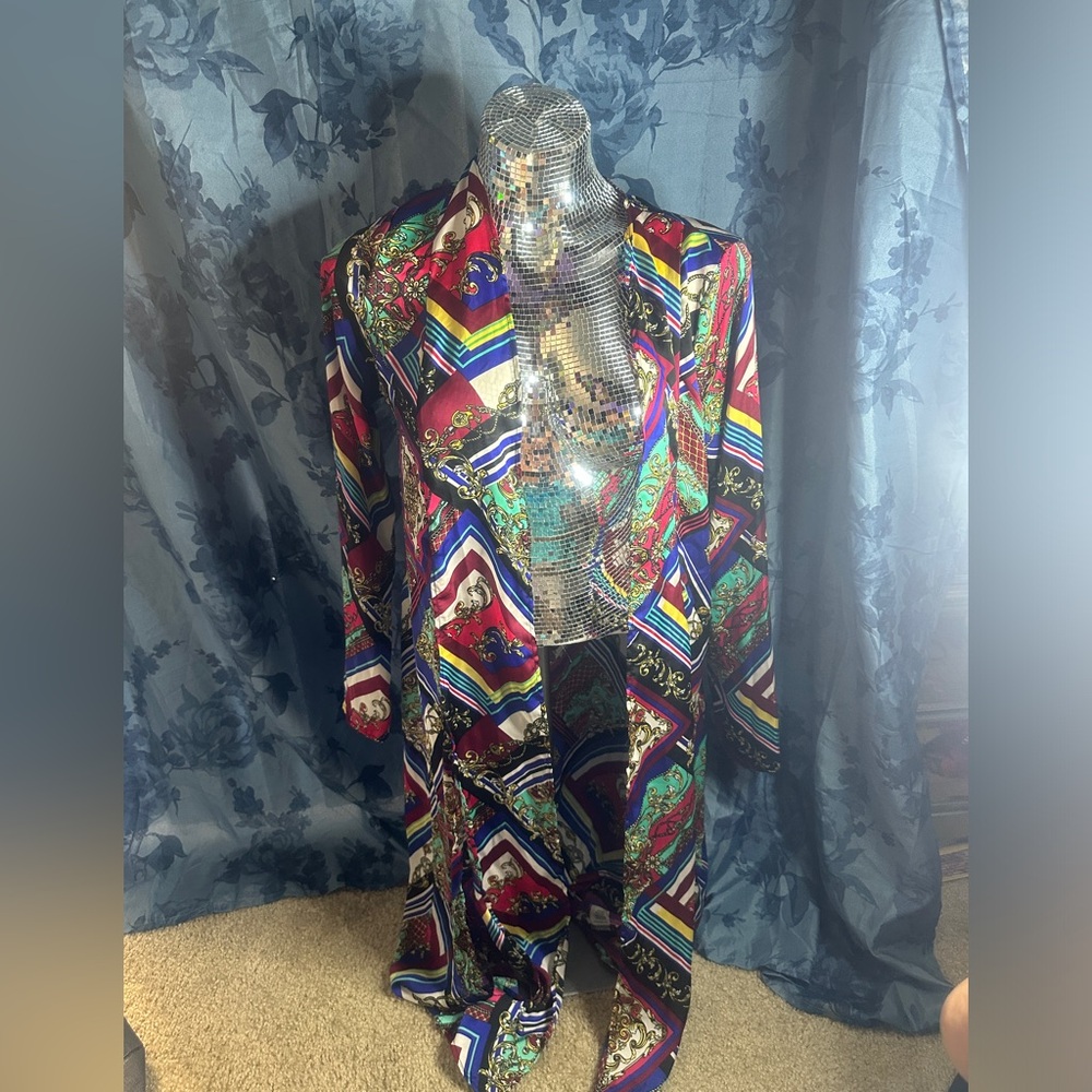 Multi colored robe